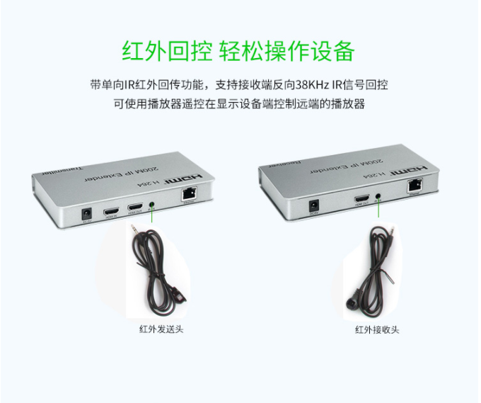 hdmi延长器HDMI网络延长器转rj45网传输120米200米过交换机一对多