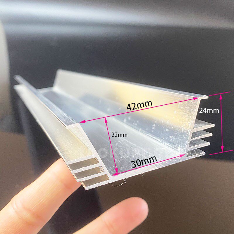 h26 清货led铝型材反光板散热灯壳线条灯灯壳水族灯套件外壳散热