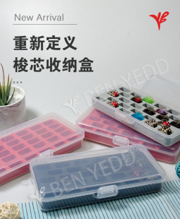 包邮 BEN 透明可视化梭芯收纳盒 北欧风 YEDD 1718