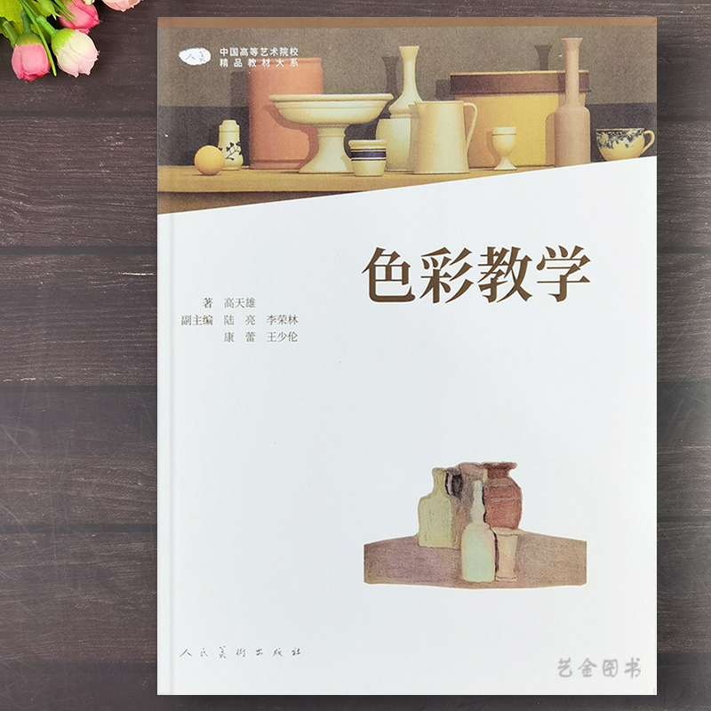 色彩教学 高天雄编著中国高等艺术院校精品教材大系人民美术出版社色彩静物风景写生肖像油画人体西方大师油画水粉画教学