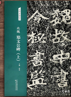 北魏郑文公碑(下) 名碑名帖经典 简体旁注楷书字帖 毛笔软笔楷书临摹碑帖 天津人美