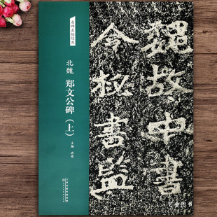 北魏郑文公碑(下) 名碑名帖经典 简体旁注楷书字帖 毛笔软笔楷书临摹碑帖 天津人美
