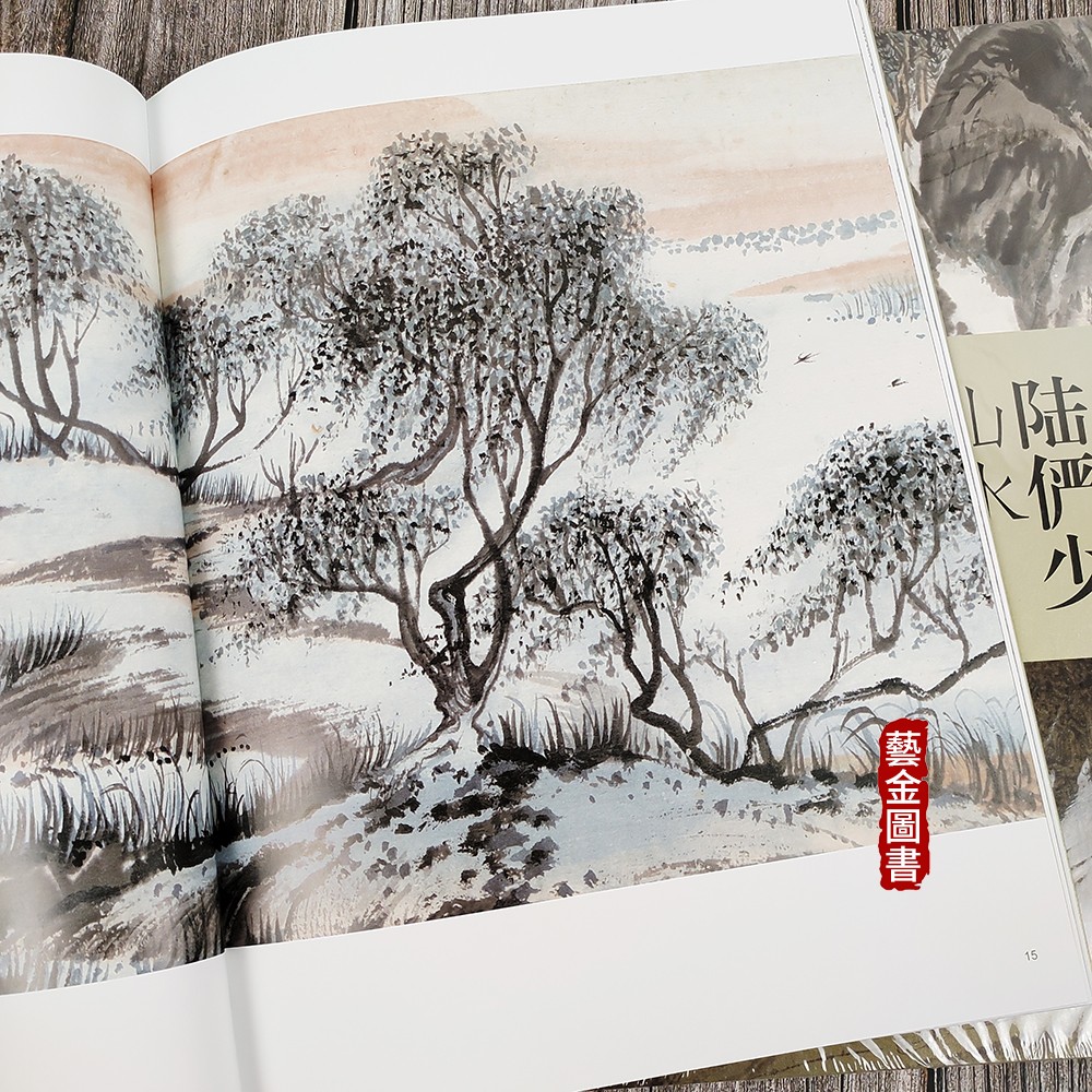 陆俨少山水 名画抉微写意山水国画技法山水画作品集 上海书画