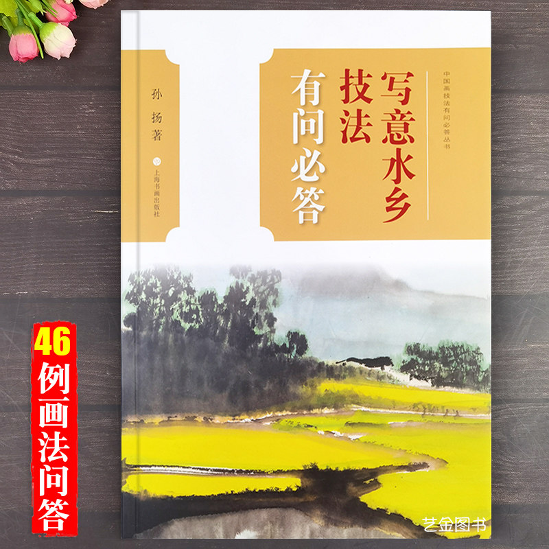 孙杨著江南水乡水墨画写生绘画技法基础知识问答雪景构图技法上海书画