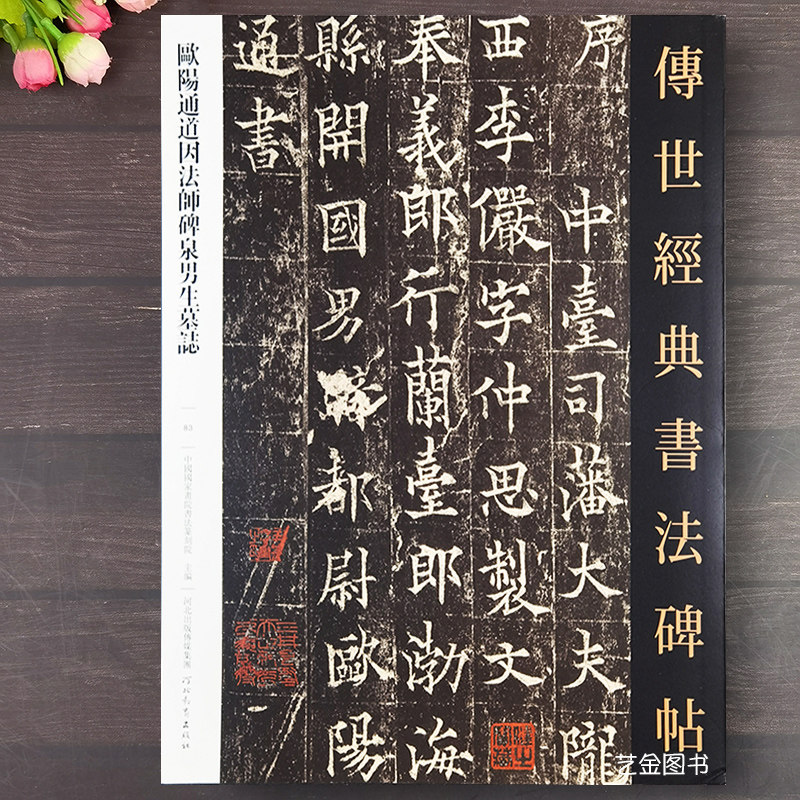 正版  欧阳通道因法师碑泉南生墓志 传世经典书法碑帖83 繁体注释毛笔软笔楷书字帖墓志书法字帖软笔练字帖 河北教育出版社