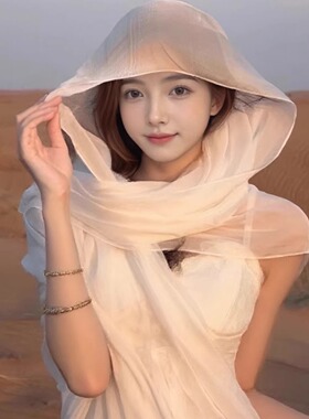 2025纯色新款蕾丝拼接丝巾