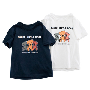 品牌童装2024夏季 男童纯棉短袖T恤小狗卡通宝宝衣服kids clothes