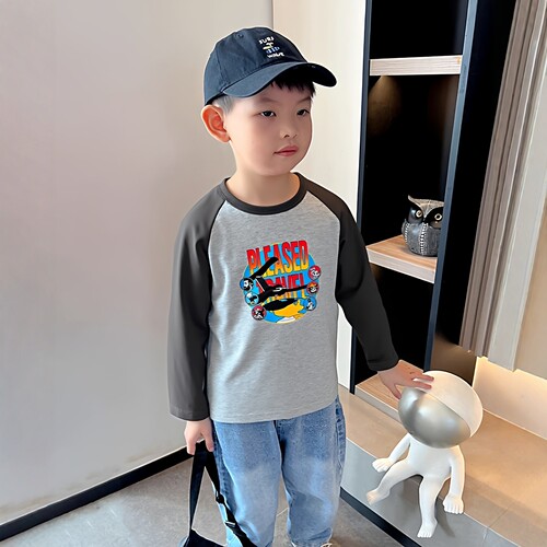 27kids秋季新款韩版儿童T恤纯棉
