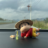 动漫可爱蜡笔小新车载摆件中控台汽车摆件车内装 饰品手办卡通公仔