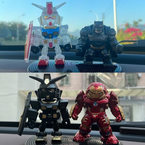 钢铁侠汽车摆件高达手办