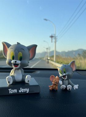 猫和老鼠汽车摆件汤姆杰瑞