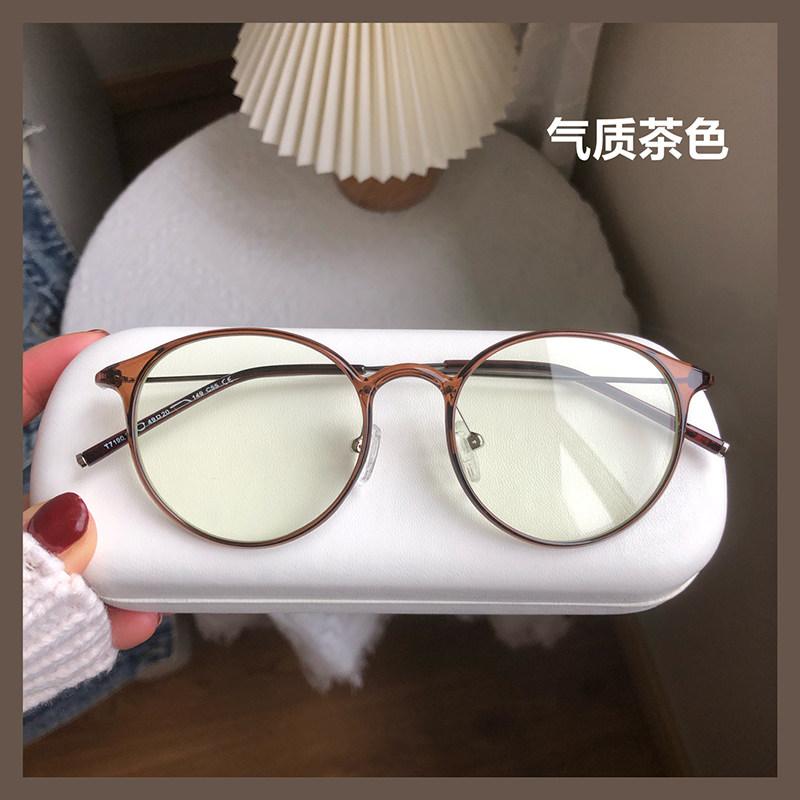 新款时尚超轻7克老花镜男女同款高清防蓝光抗辐射品牌年轻老视镜