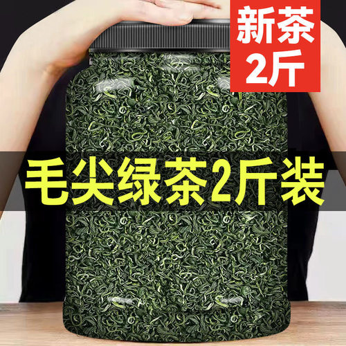 正宗毛尖绿茶新茶浓香型高山云雾绿茶散装袋装炒青嫩芽茶叶批发价