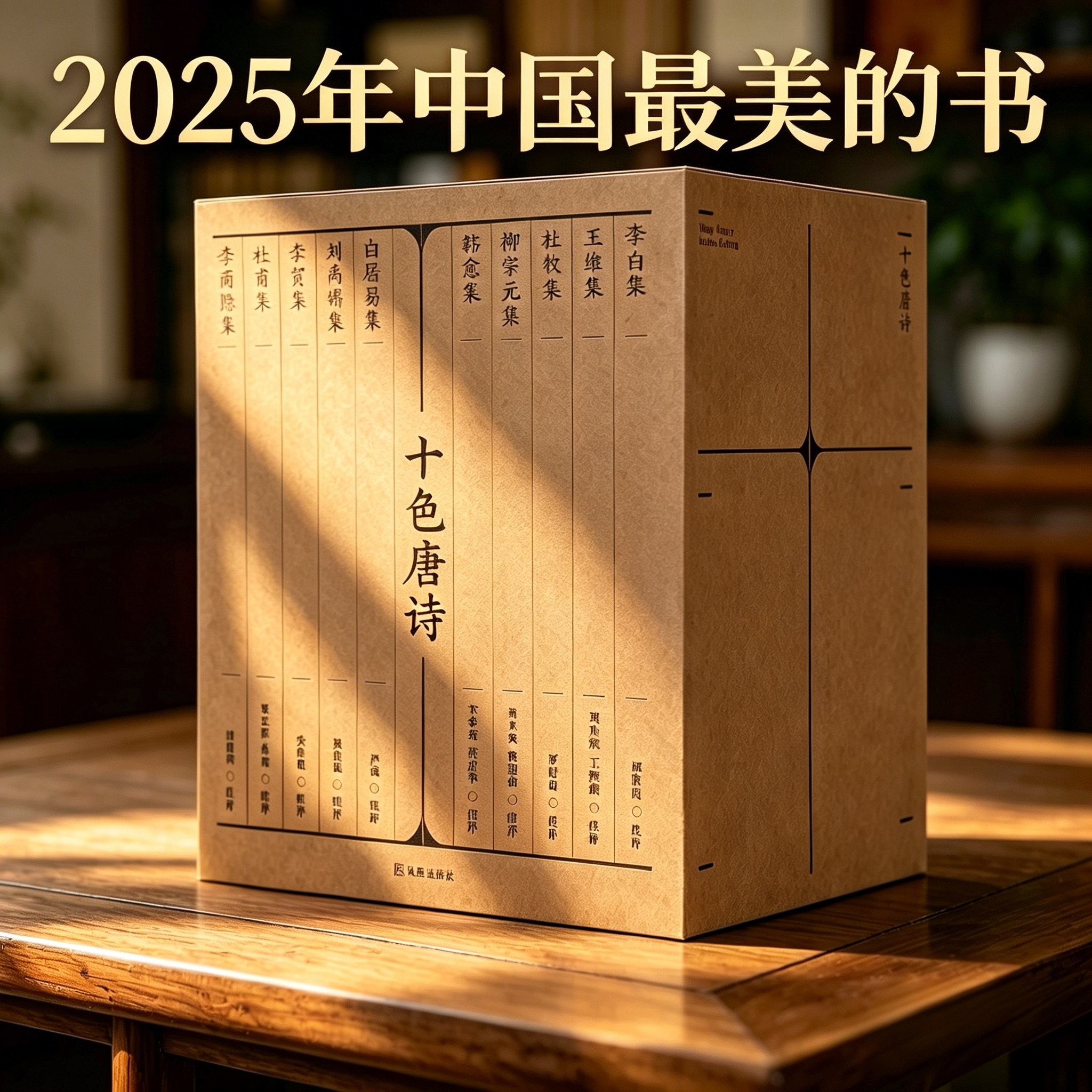 【函套获奖版】十色唐诗10册函套装 李白集王维集杜甫集柳宗元集韩愈集白居易集刘禹锡集李贺集杜牧集李商隐集 内容权威 ,品评独特