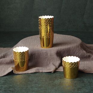 烘焙纸杯金色森系莫迪蓝色系甜品台杯子蛋糕纸杯麦芬防油蛋糕纸杯