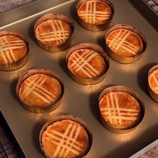 布列塔尼锡纸托法式乳酪流心月饼模具桃花酥芝士挞烘焙蛋挞模具