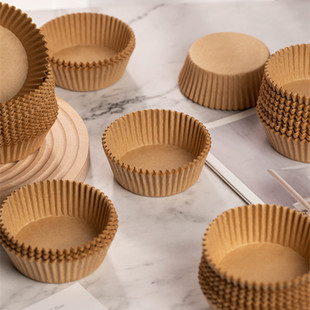3寸面包纸托菠萝包模具披萨底托热狗汉堡8cm蛋糕纸杯船形烘焙纸托