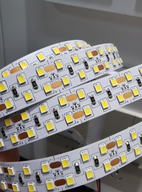 双排18瓦180珠24V低压LED灯带自粘线型灯衣柜专用贴片中性光15mm