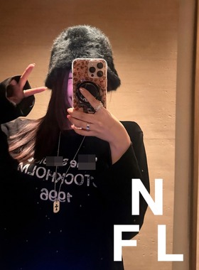 【NEW FOOLLAND】AcN12025秋冬满天星水钻字母Logo打底T恤