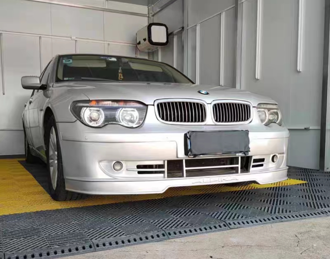 适用02-08款宝马7系e66改装阿尔宾娜b7大包围前杠前唇04/05/06/07