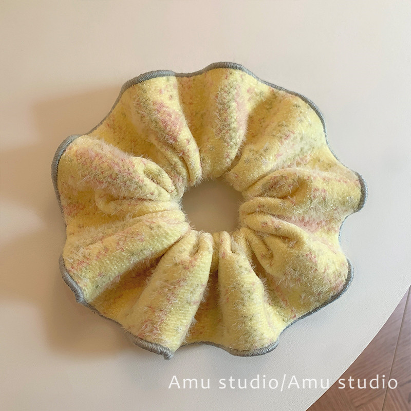 韩系秋冬黄色毛绒大肠发圈少女甜美扎头发丸子头发绳头绳皮筋发饰,饰品/流行首饰/时尚饰品新,发饰,淘宝优惠券,粉丝福利购,淘宝优惠卷