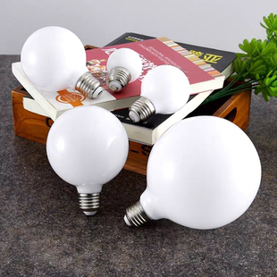 LED灯泡大螺口led灯暖光暖色三色变光护眼e27节能暖白光龙珠球泡