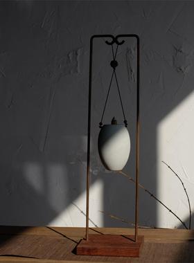 黄铜倒流悬挂香炉新中式客厅