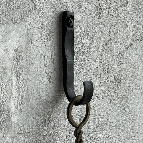 东际手作铁艺挂钩手工锻造铁打出钩子墙装收纳钩空间装饰钩