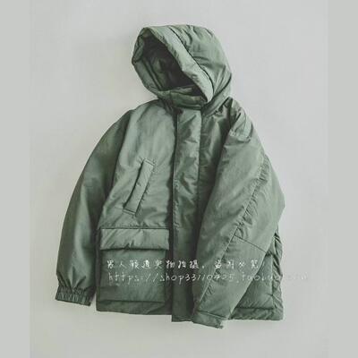 河田尼龙防泼水宽松男士羽绒服