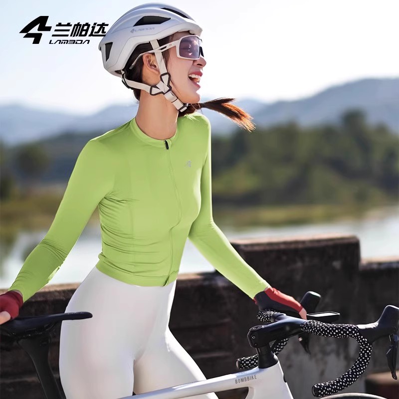 春夏新款骑行长袖上衣防汗