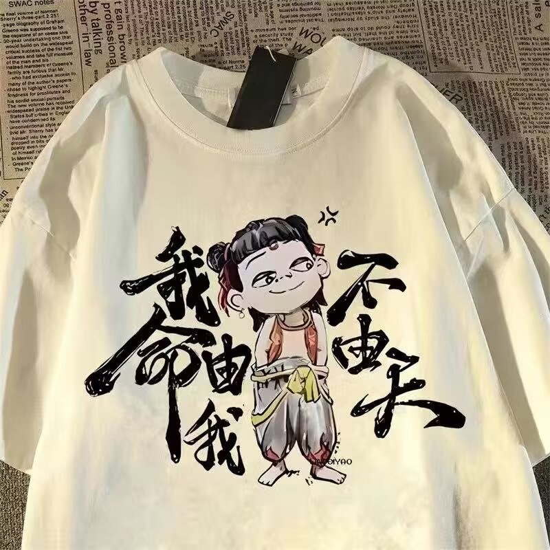 0后少年2026新款美式复古潮牌印花设计无袖T恤男女夏季牛奶丝上衣