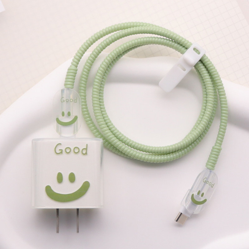 适用苹果数据线保护套17pro/16e/15max 14快充ipadAir20W充电器壳