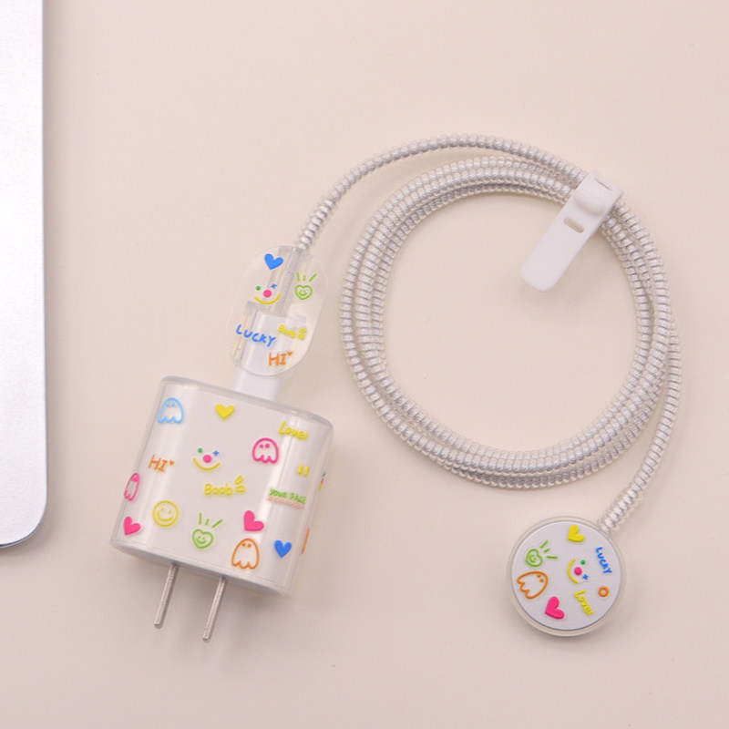 适用苹果S11手表充电线保护套watchS10磁力线套S8数据线S7缠绕绳