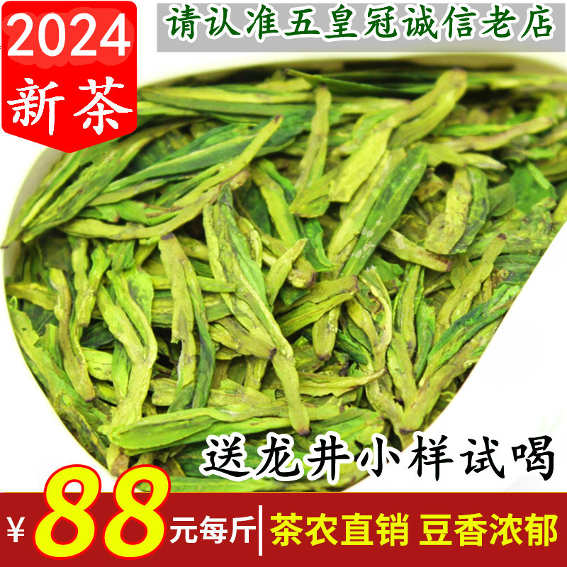 龙井2024新茶杭州绿茶豆香龙井茶春茶雨前龙井 茶农直销500g茶叶 茶 龙井茶（非西湖） 原图主图