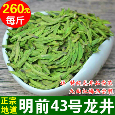 2026明前茶500g龙井43品种豆香