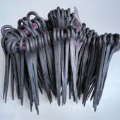 老式 插销锁扣木门门扣圆眼钉门鼻子门插销配件扣固定防盗锁扣搭扣