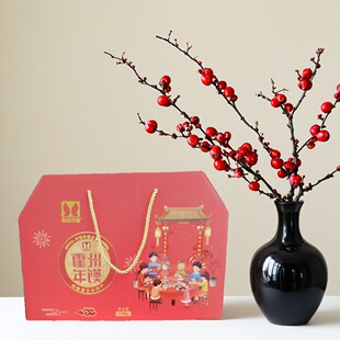 新款3斤装霍州年馍净重1.5kg16个山西特产花馍馒头绿和祥福中通