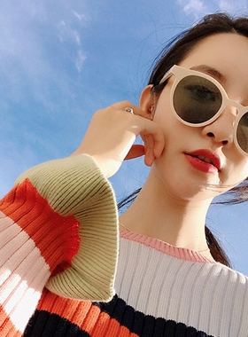 墨镜复古风太阳眼镜张大奕同款