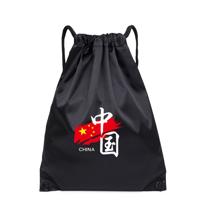 新款收纳袋篮球包训练背包束口袋抽绳双肩包运动包鞋袋健身游泳袋