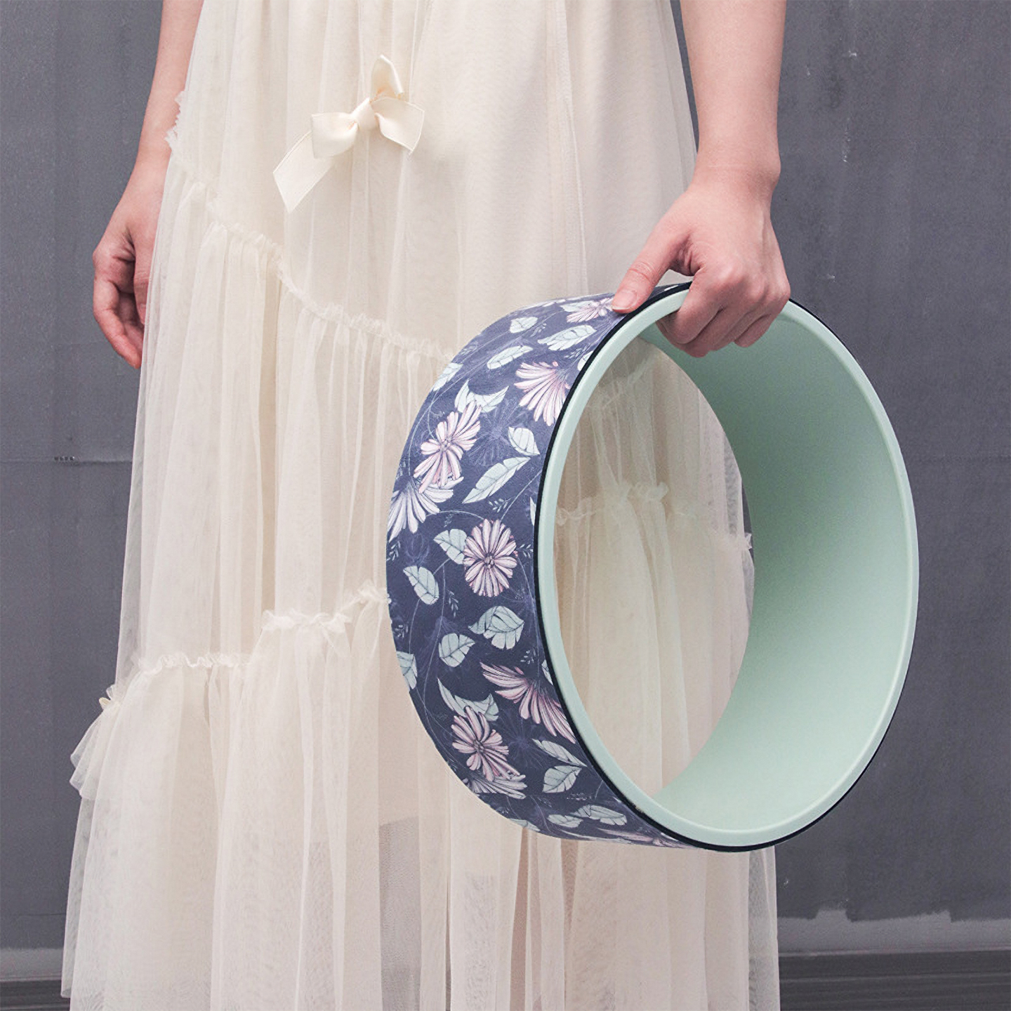 麂皮绒吸汗防滑瑜伽轮