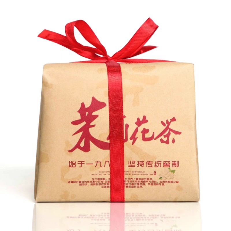 甘甘茉莉花茶-针香·传统方纸包款量多实惠150g/包(配手提袋)