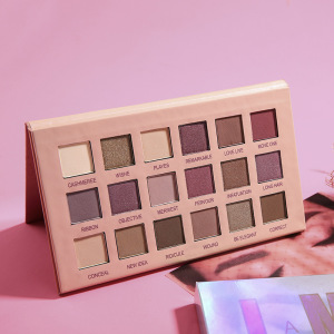 18色眼影闪粉沙漠玫瑰眼影盘