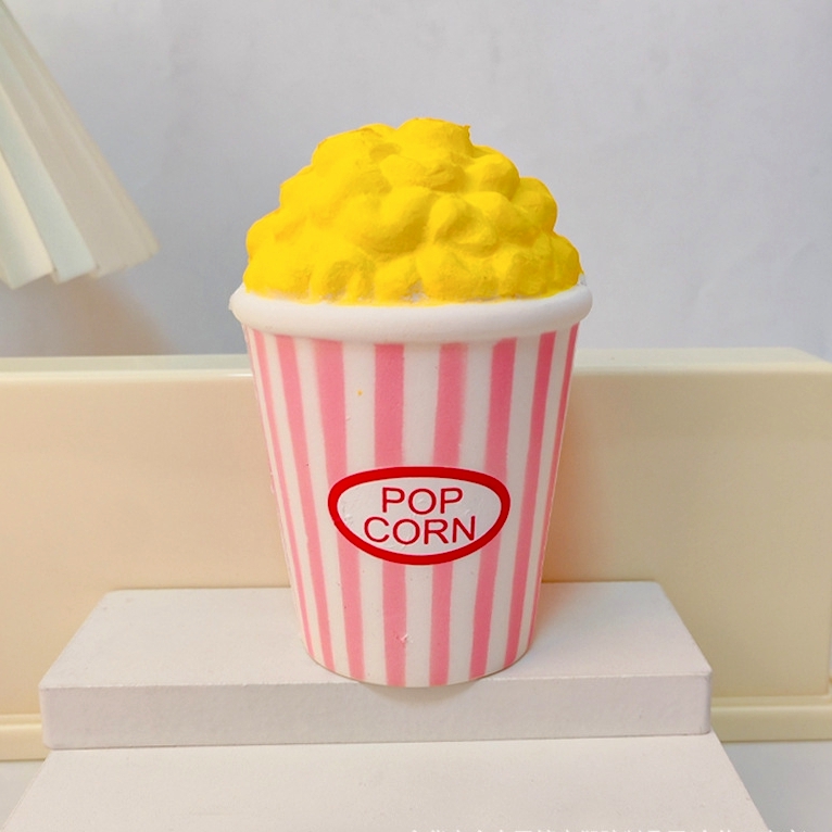 squishy仿真薯条玩具柔软慢回弹爆米花创意解压神器捏捏乐道具PU