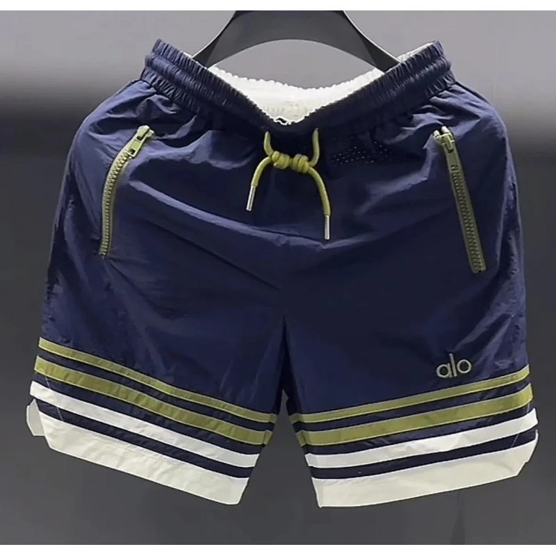 夏季新款l百搭舒适透气潮流男士休闲高级感男款男裤子潮牌a/o短裤