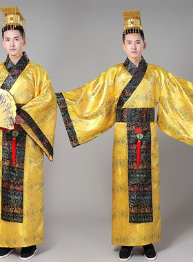 古装男士皇帝舞台剧影楼演出服