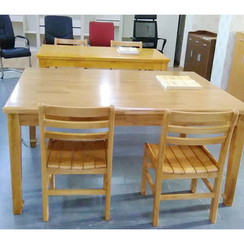 橡木阅览桌图书架图书架阅览椅