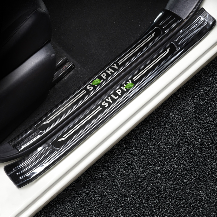 日产轩逸门槛条防踩踏迎宾踏板