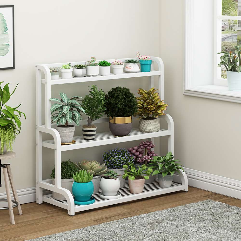 铁艺花架子置物阳台客厅落地式户外简约多层多肉植物室内摆放盆栽