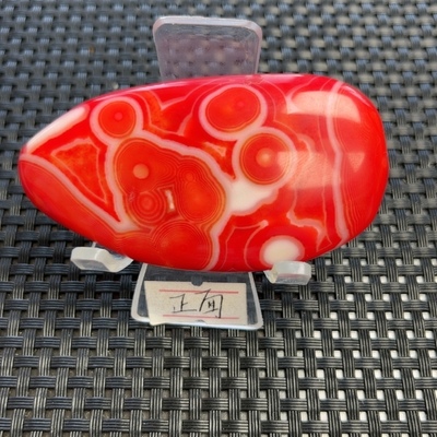 A37天然轻奢七彩纹理缠丝玛瑙原石雨花石像形石浴缸石手把件观赏