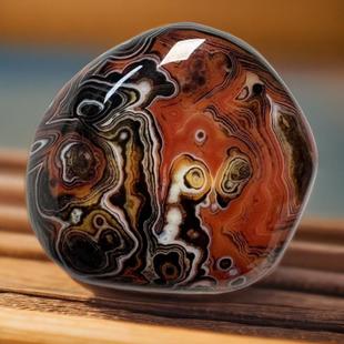 A7天然轻奢七彩纹理缠丝玛瑙原石雨花石像形石浴缸石手把件观赏石